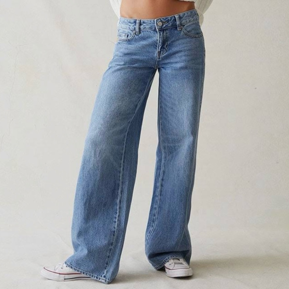 NWT PacSun Low Rise Baggy Wide Leg Jeans